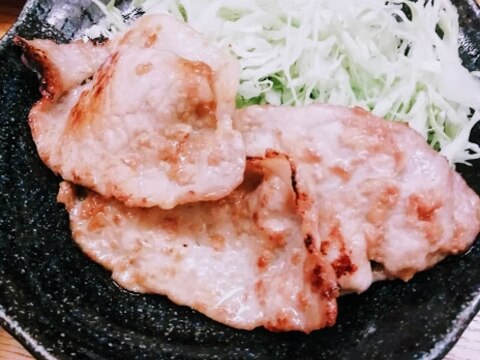 豚ロースの醤油麹生姜焼き